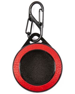 Чехол-брелок Red Line для Airtag, с карабином, пластик + экокожа, красный (УТ000025956) Red line