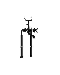 Смеситель для душа и ванны Queen’s QQT-BLM-7271HL Матовый черный Jaquar