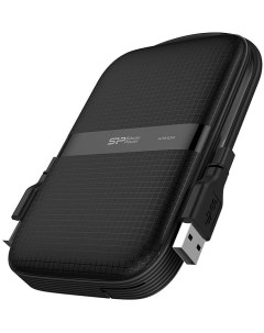 Внешний жесткий диск (HDD) 4Tb Armor A60, 2.5", USB 3.1 Gen 1, черный (SP040TBPHDA60S3A) Silicon power