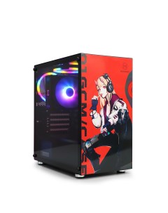 Корпус Anime Red Case, mATX, Mini-Tower, USB 3.0, черный, без БП (MST-GCM-01-ARC) Mastero