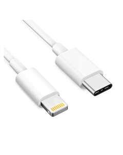 Кабель USB Type-C(M)-Lightning 8-pin(M), MFi, экранированный, быстрая зарядка, 1 м, белый, Apple (MM0A3ZM/A)