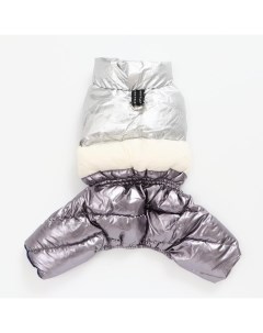 Комбинезон для собак Комета (Серебряный, 10, Унисекс) No name