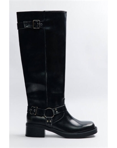 Сапоги с пряжками в байкерском стиле Befree