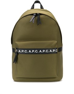 A p c рюкзак на молнии с логотипом один размер зеленый A.p.c.