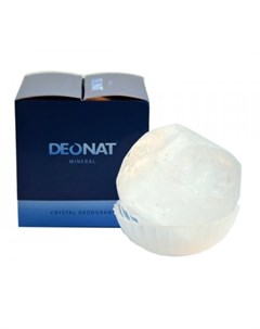 Дезодорант кристалл природный в подарочной коробочке 155г Deonat