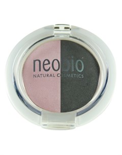 Необио Двойные тени для век Тон 01 розовый бриллиант Neobio
