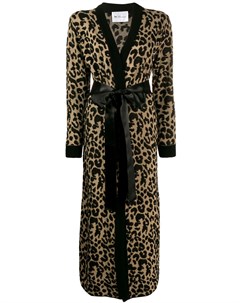 Blumarine пальто кардиган с леопардовым принтом xs нейтральные цвета Blumarine