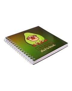 Скетчбук 195 х 195 мм, 80 листов на гребне Calligrata