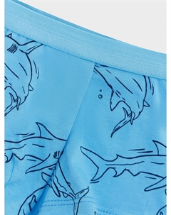 Трусы для мальчиков боксеры синие с акулами Mark formelle