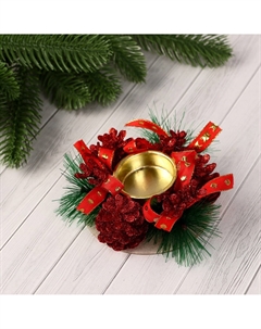 Подсвечник на одну свечу Зимнее волшебство