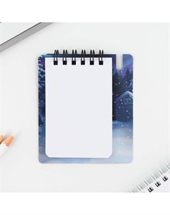 Подарочный набор новогодний, блокнот и мини ручка, 32 листа Artfox