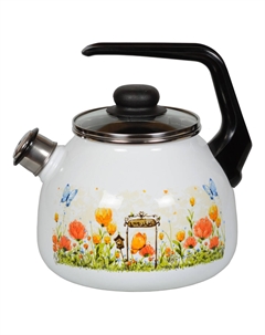 Чайник 3,0л со свистком Голландский Стальэмаль