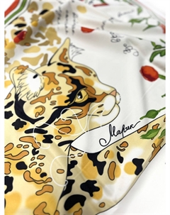 Платок "Русский кот", 90*90 Русские в моде