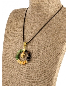 Колье оберег Бусики-колечки