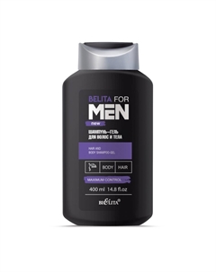 Belita For Men Шампунь-гель для волос и тела 400мл Белита