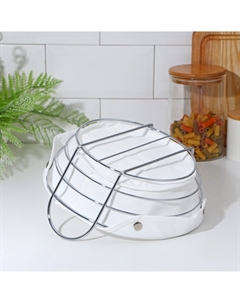 Хлебница, 26×24×11,5 см, белая Доляна