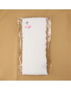 Кружево шитье, 47 мм × 13,7 ± 1 м, цвет белый Арт узор