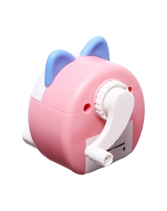 Точилка механическая с контейнером, ушки розовый/белый Nobrand