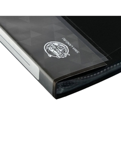 Папка 20 вкладышей, сalligrata, а4, карман на корешке, 600 мкм, 15 мм, черная Calligrata