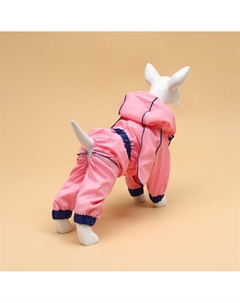 Комбинезон для собак, дюспо, размер хl (дс 40, ог 54), розовый Nobrand