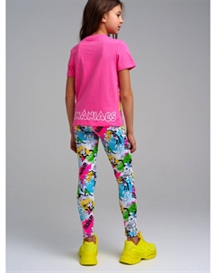 Комплект трикотажный фуфайка футболка брюки леггинсы Playtoday