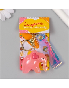 Брелок для ключей с карабином, ремешком Nobrand