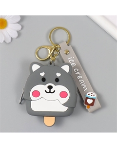 Брелок кошелек с карабином, ремешком силикон Nobrand