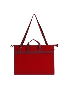 Папка для чертежей и рисунков a3, 420 х 343 х 50 мм, с ручками, пластиковая, молния сверху, 0.9 мм Calligrata