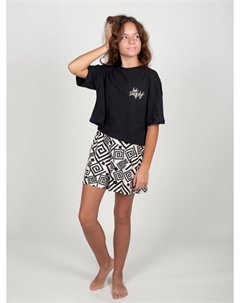 Пижама для девочки (футболка+шорты) Let's go