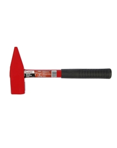 Молоток слесарный лом, квадратный боек, металлическая обрезиненная рукоятка, 1500 г Lom