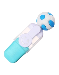 Набор маркеров текстовыделителей 6 штук 6 цветов, в пенале на молнии мячик Calligrata