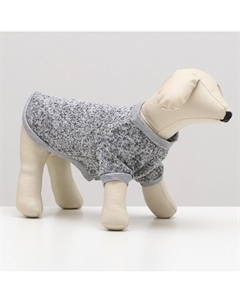 Свитер меланжевый, размер s (дс 20, ош 23, ог 25 см), серый Nobrand