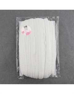 Резинка ажурная бельевая, 14 мм, 100±1 м, белая Арт узор