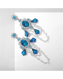 Серьги висячие Qf