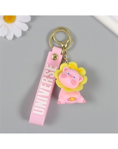 Брелок резина с карабином, ремешком Nobrand