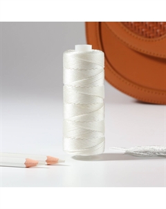 Нитки 375к, 120 м, белые №0101 Nobrand