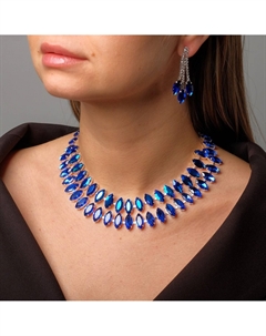 Набор 2 предмета: серьги, колье Qf