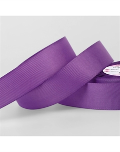 Лента репсовая, 25 мм, 23 ± 1 м, цвет баклажановый №123 Арт узор