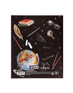 Тетрадь предметная 48 листов в клетку Calligrata