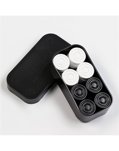 Шашки, настольная игра, d-3 см, h-0.9 см Nobrand