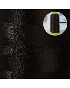 Нитки обувные, 300d/3, 800 м, коричневые Арт узор