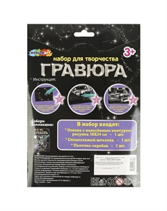 Гравюра SCRSILV18X24-102626 Multi art