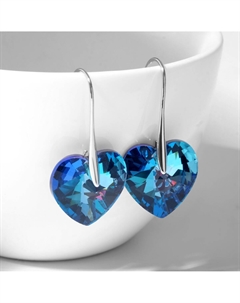 Серьги с кристаллами Qf