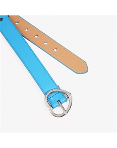 Ремень детский, ширина 2.4 см, пряжка металл, цвет голубой Nobrand