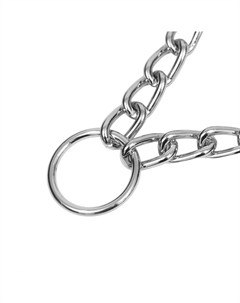 Ошейник - полуудавка металлический трехрядный, 70 см, толщина проволоки 2.5 мм Пижон