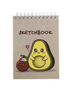 Скетчбук а6, 80 листов на гребне по короткой стороне Calligrata