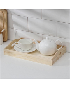 Поднос для завтрака woodie, 32×20 см, сосна Доляна