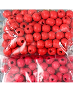 Набор бусины для творчества дерево Арт узор