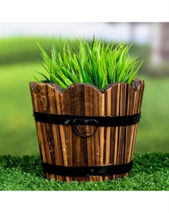 Кашпо деревянное Take it easy