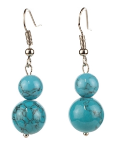 Серьги Бусики-колечки